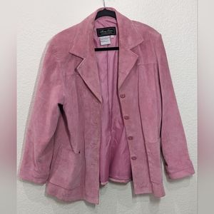 Terry Lewis Pink Leather Jacket